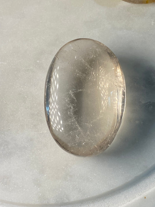 Gorgeous high quality quartz crystal palm stone