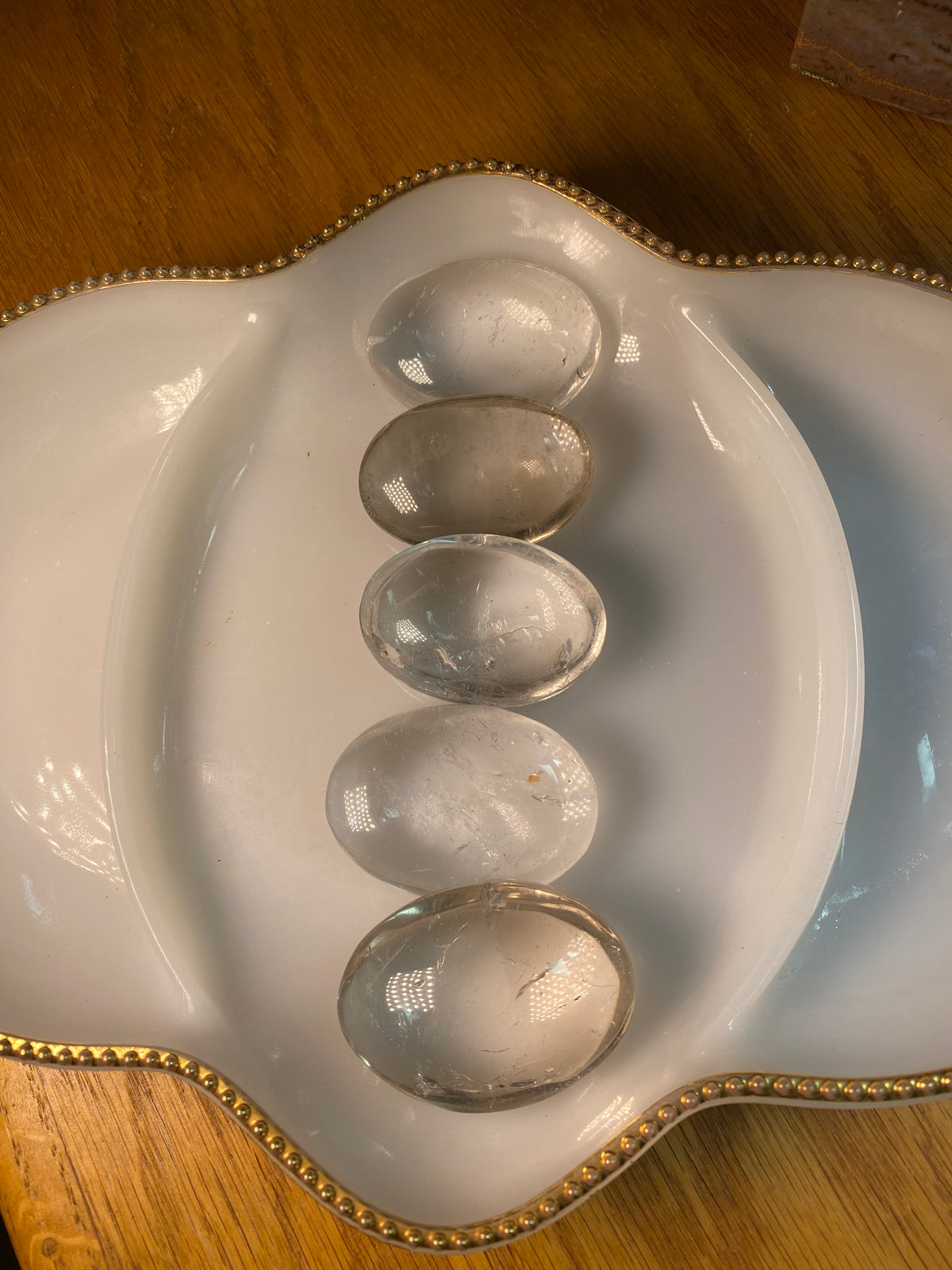 Clear Quartz Palm Stone