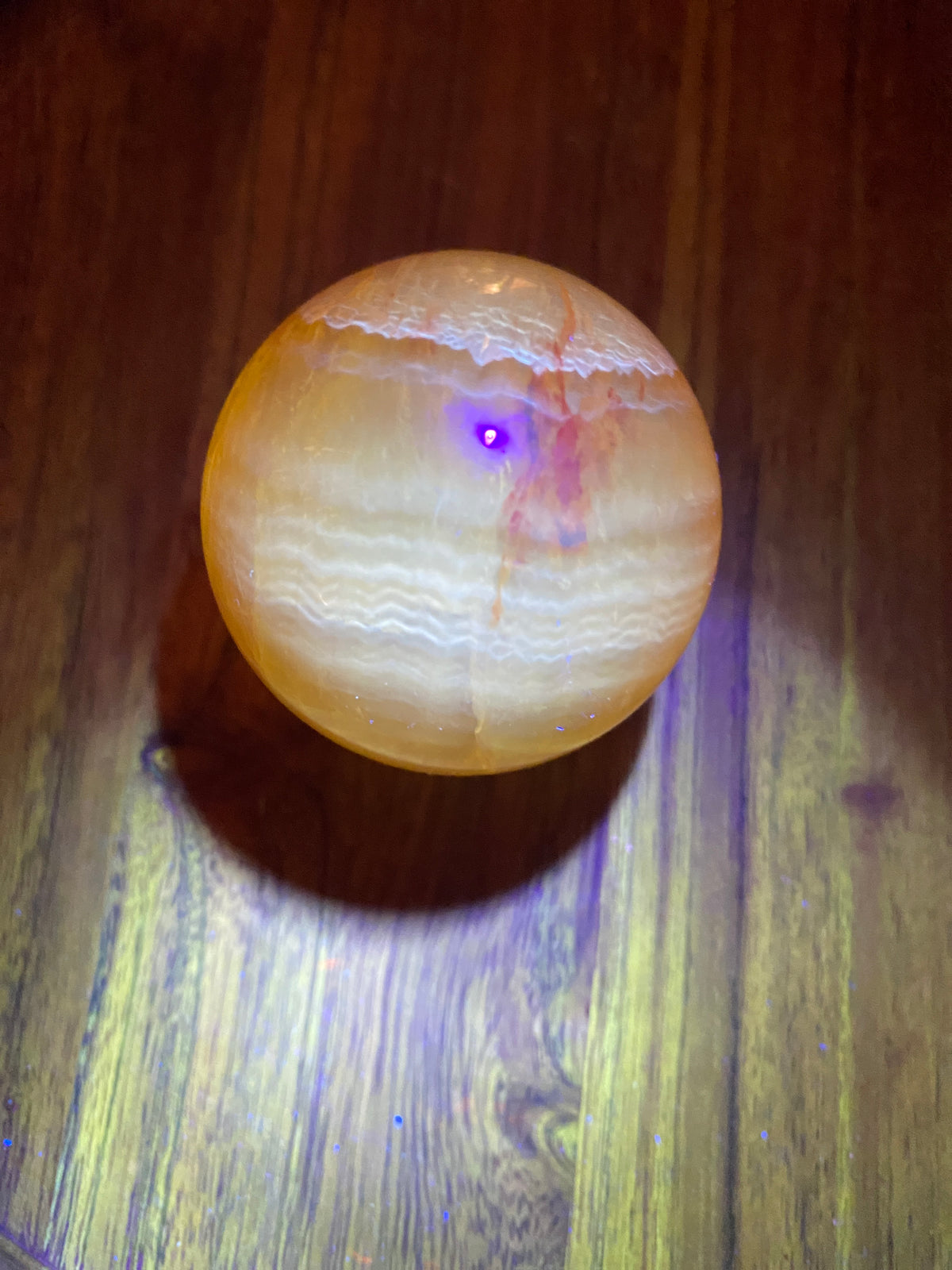Yellow Fluorite Sphere