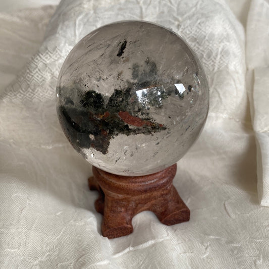 Incredible Lodolite / Garden Quartz Sphere