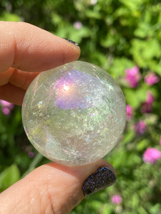 Aura Quartz Sphere
